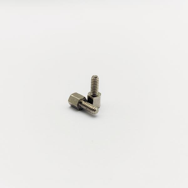 316 Stainless Steel #4-40 Hex Standoff Screw 12mm Electropolished