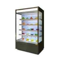 Frigorífico Comercial Ventilador Refrigerador Bebidas Frigorífico Refrigerador Aberto Com Cortina de Ar
