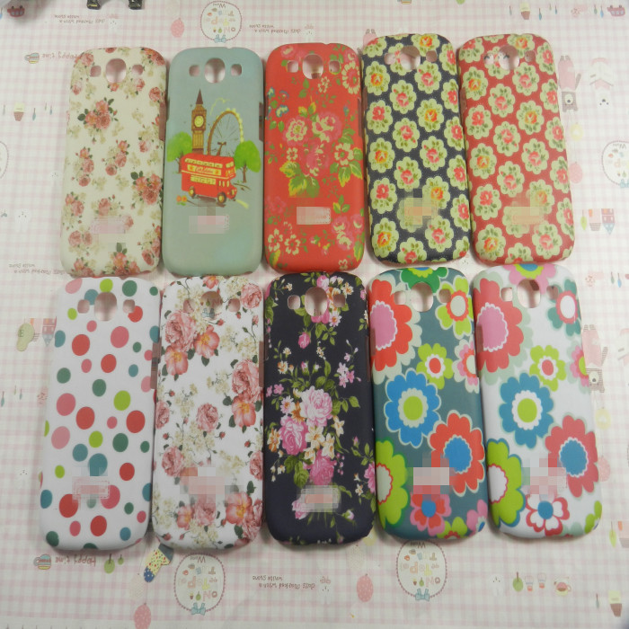 Vintage Floral Hard Shell Case For Samsung Galaxy S3 i9300