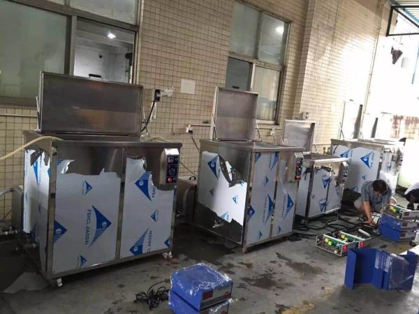 líquido de limpeza ultrassônico industrial da válvula de dreno de 1 polegada, equipamento da limpeza 540L ultrassônica