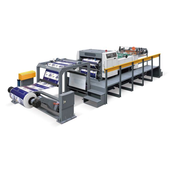 Automatic High-speed Paper Roll Sheeter Stacker, Paper Reel to Sheet Cutter Stacker, with Printing Mark Sensor