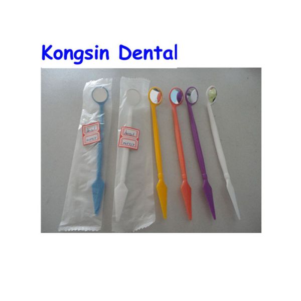 Disposable Teeth Whitening Unit  Dental Inspection Mirror Plastic Material