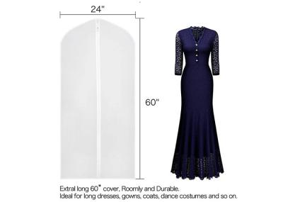 Translucent PEVA Suit Garment Bag 24x60 Long Dress Bag Cover