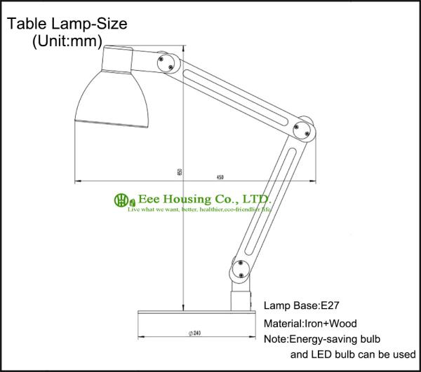 flexible led Table lamp indoor residential folding led desk lamp lights household fixtures Led lighting