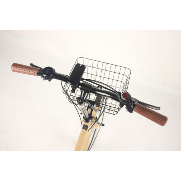 Steel Rim Carbon Frame Collapsible Road Bike With Comfortable Saddle