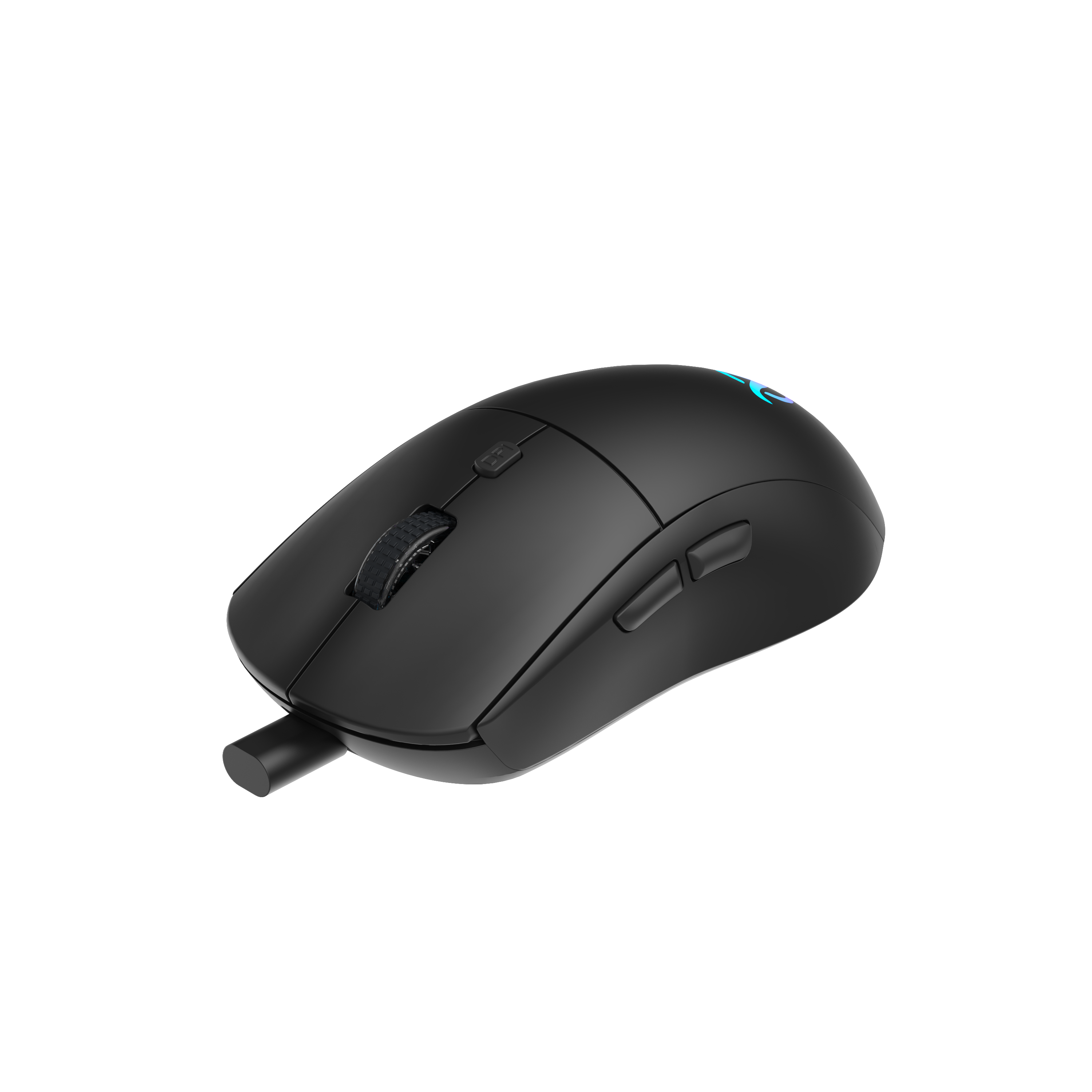 6 Keys Ergonomic Wireless Mouse QX3218 Chip 5 Speed Adjustable DPI Non-illuminated & Breathing Light Optional