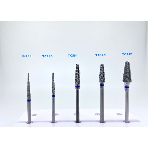 HP Shank Tungsten Carbide Burs Plaster Model cross cut Dental Polishing Burs