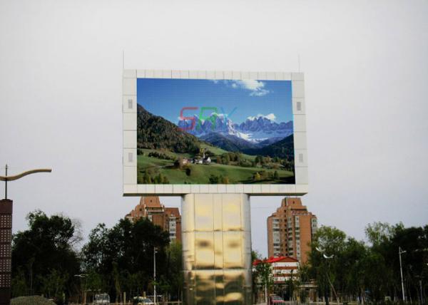 10000dots / sqm LED Video Billboards Easy Maintain LED Outdoor Advertising Board 