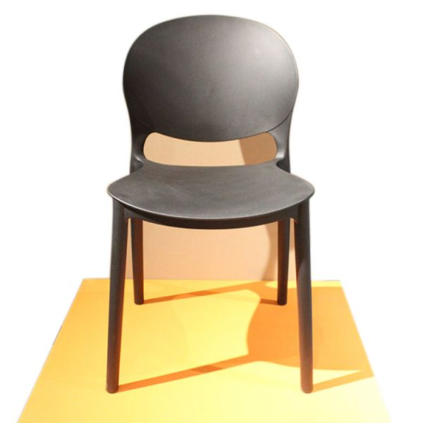 Dining Chair Modern Plastic Chair Durable Lightweight Portable Easy Maintenance Schools Libraries Event Venues