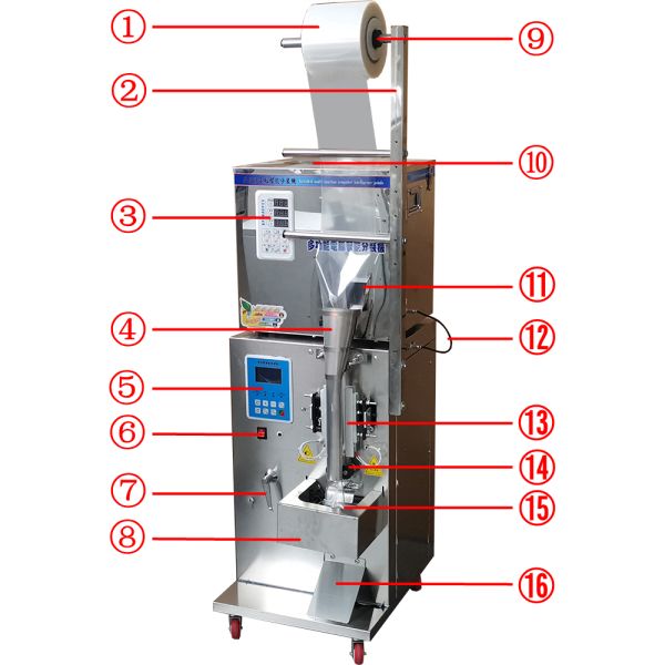 Convenient Fully Automatic Powder Filling Machine with Automatic Weighing and Sealing