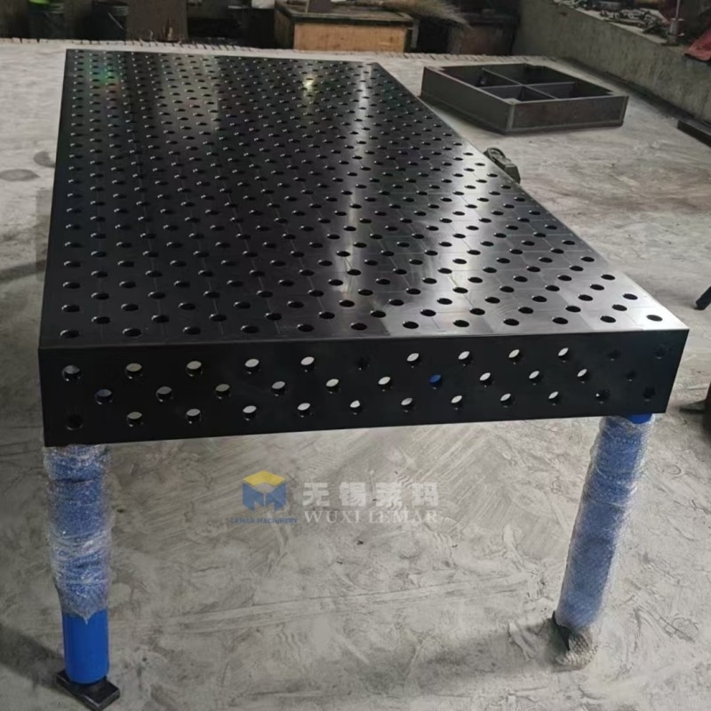 System 28 S355J2+N Steel Welding Table with 28mm Locating Borehole