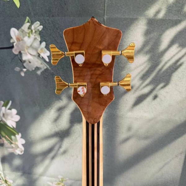 Custom Alembic Style Neck Through Body 4 Strings Electric Bass