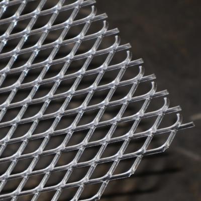 Stretched Expanded Diamond Mesh Metal Lath Galvanized Steel Diamond Shape  0.5-3.2m Width
