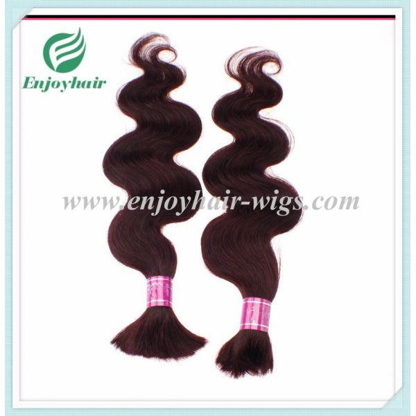 Malaysian 5A virgin remy hair bulk ,color 99j#, body wave 10''-26''length hair extension