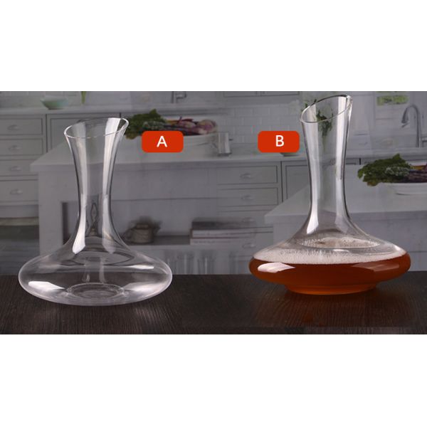 Персонализированная емкость дунутое рукой/1800мл графинчика вина кристаллического стекла 1200мл