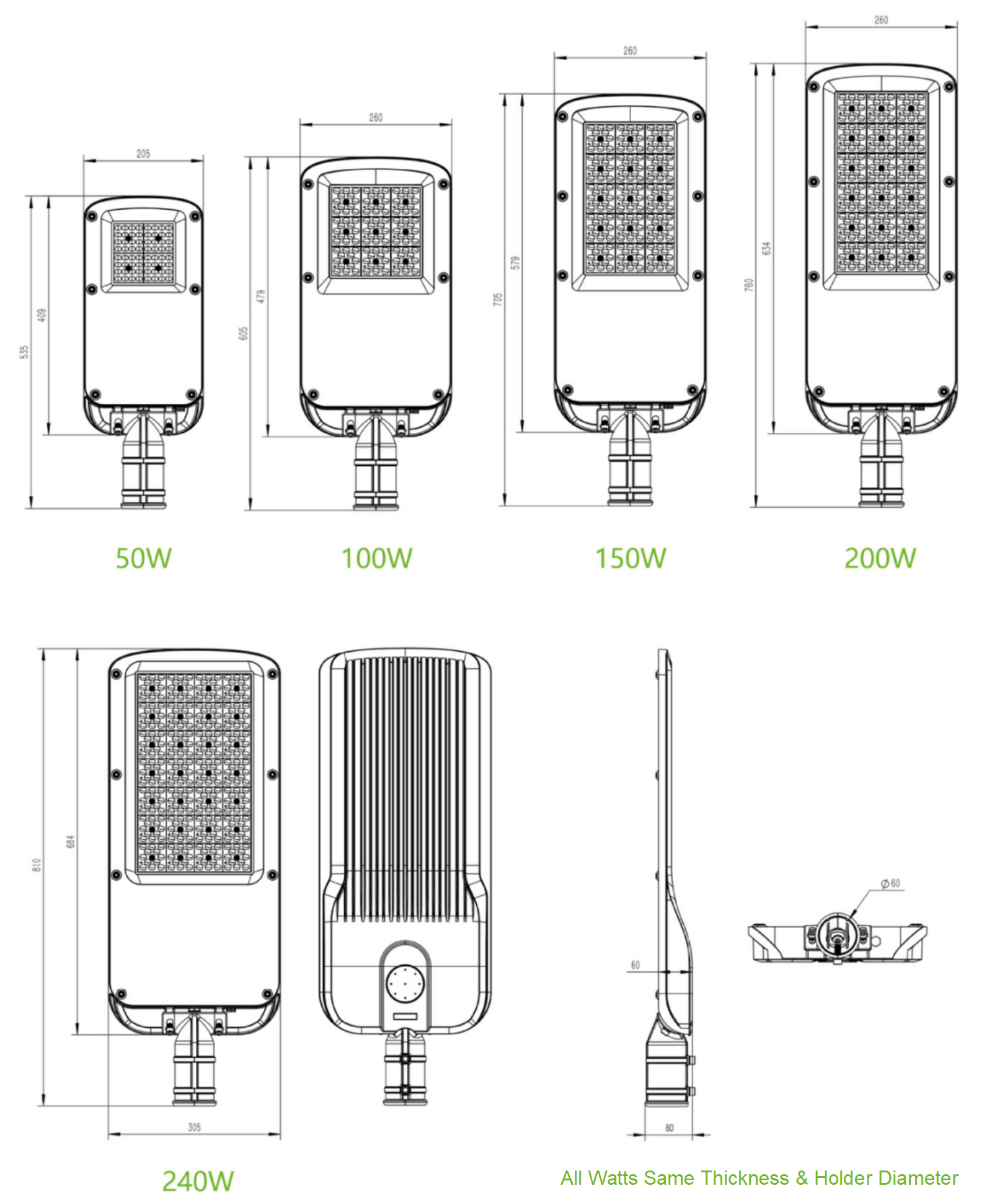 New Cheap Price LED Street Lamps With Photocell For Main Street Lighting IK08 IP65 Public Lighting Lamp