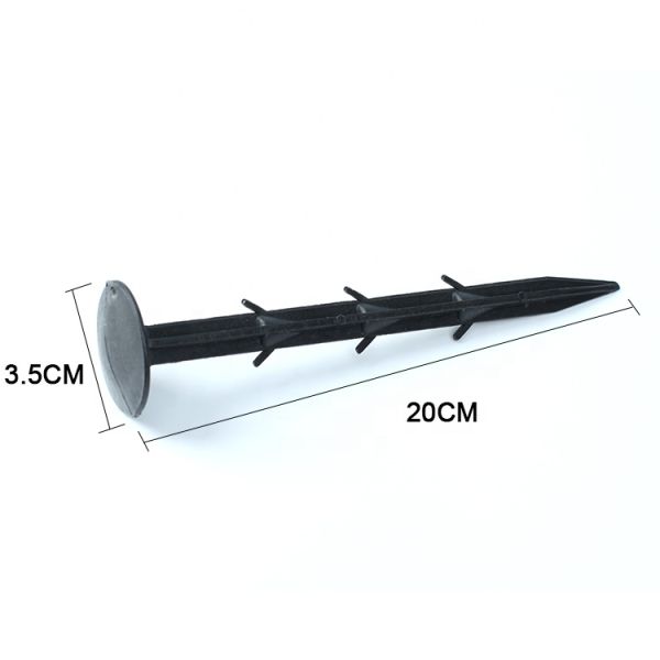 plastic nail, pins for ground cloth,garden nails,silt fence, plastic garden pegs ,ground nails,mulch pegs for gardening