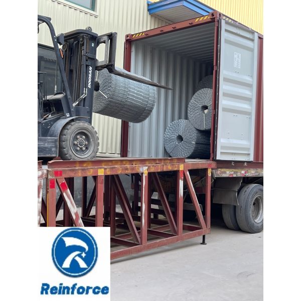 Low Carbon Steel Wave Pipe Guard Mesh High Tensile Subsea Pipeline Reinforced Mesh