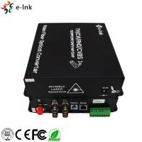 4-Ch 1080P HD Video + 1-Ch 10/100M Ethernet + 1-Ch FXO/FXS Telephone + 1-Ch Backward Data RS485 over Fiber Converter