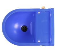 Bouteille d'eau pour bétail bleue et personnalisée pour vache durable