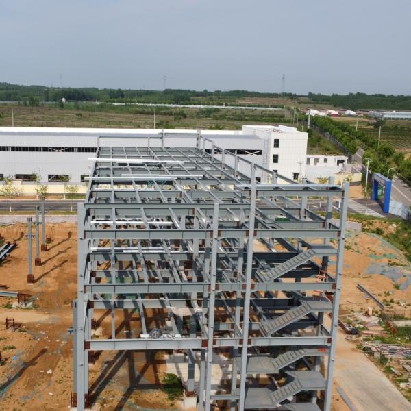 Large Span Prefabricated Engineered Building Construction With Indoor Office