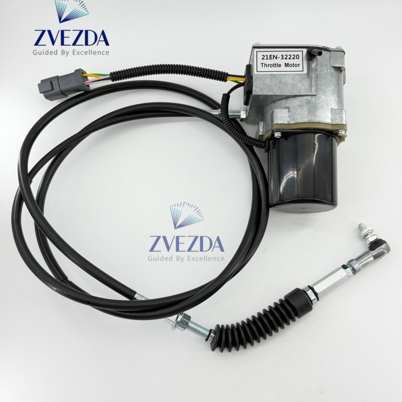 Automatic Excavator Throttle Motor 21EN-32220 Short Cable For 215-7 220-7 300-7