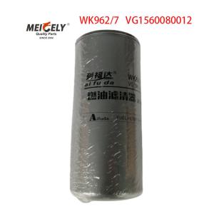 Stock WK962/7 Truck Spare Parts Fuel Filter For SINOTRUK HOWO