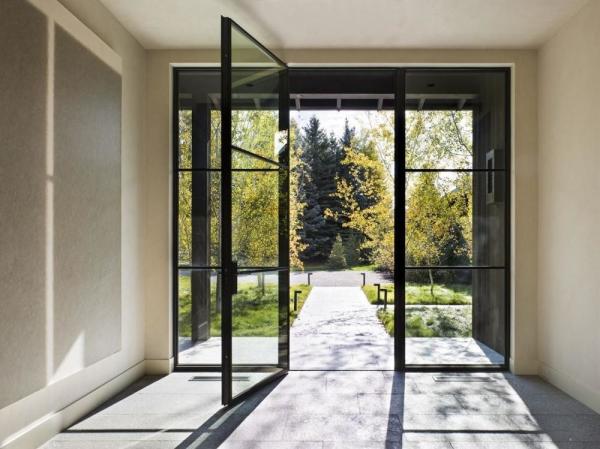 TS8390 Insulated Glass 2mm Aluminum Casement Door