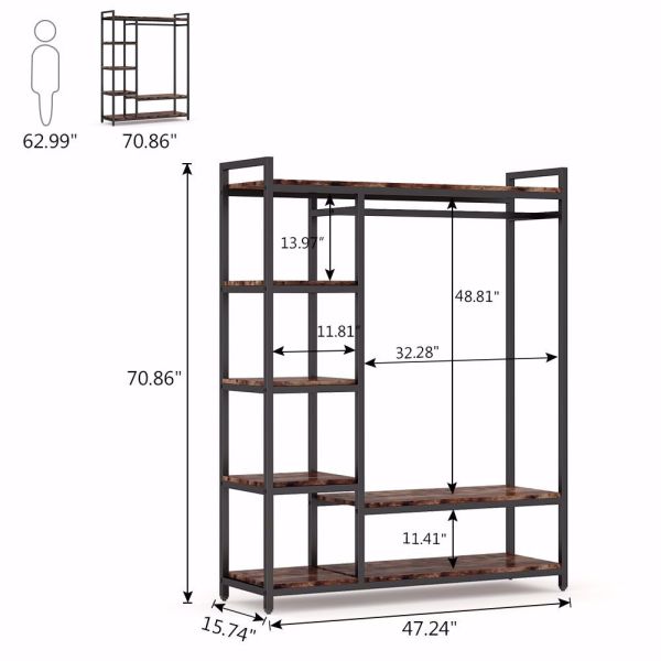 Supermarket Clothing Store Display Stand with High Grade Cold-rolled Sheet Material