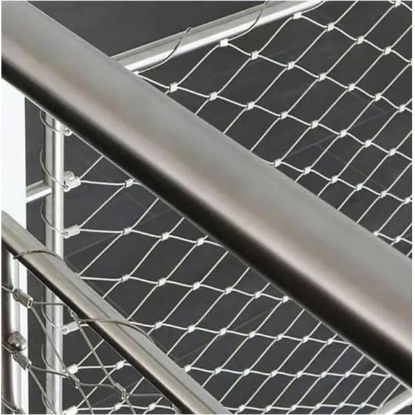 手織りステンレス鋼のワイヤロープ網 落下防止網