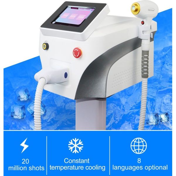 755nm 1064nm 808nm Diode Laser Hair Removal Beauty Machine Professional
