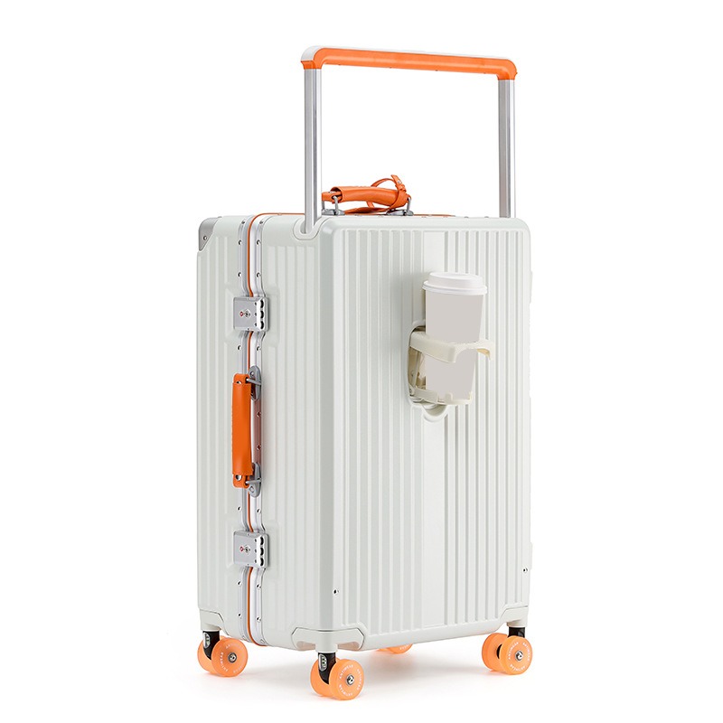 Full-Durable Unisex Large-Capacity Aluminum Travel Luggage Set TSA Lock Outdoor Trolley Case Suitcase for Travelers