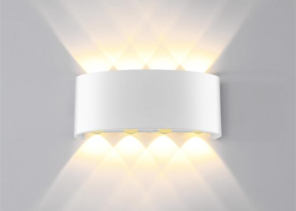 8 W LED Wall Sconce Up Down Lights Aluminum Black White Nordic Modern Design