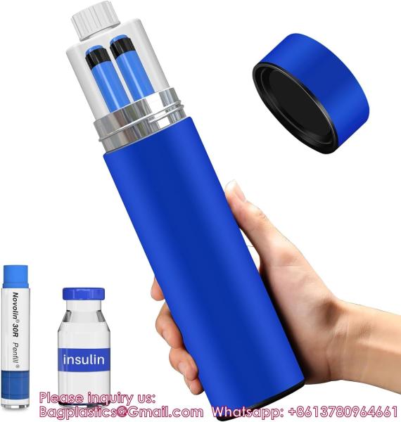 48H Insulin Pens Cooler Travel Case TSA Approved Diabetic Medicine Travel Cooler, Portable Insulin Medical Cooler