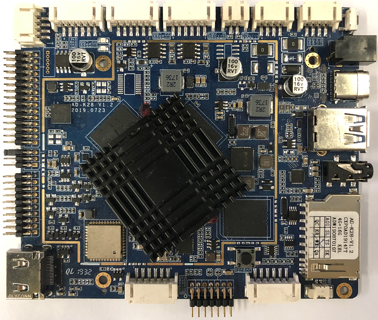 RK3399 врезало материнскую плату андроида OEM доски системы с интерфейсом EDP BT4.0 WiFi LVDS