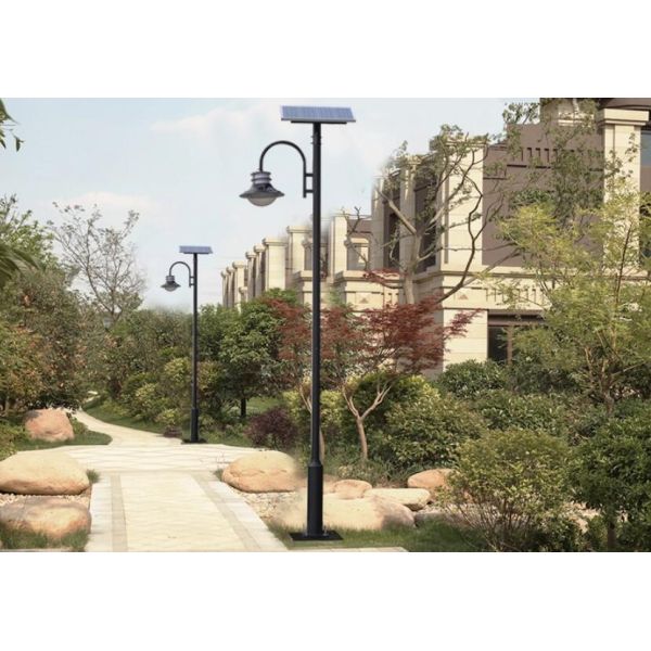 На открытом воздухе солнечное патио ИП65 приведенное освещает поставку ДК стеклянной крышки ламп алюминиевую солнечную