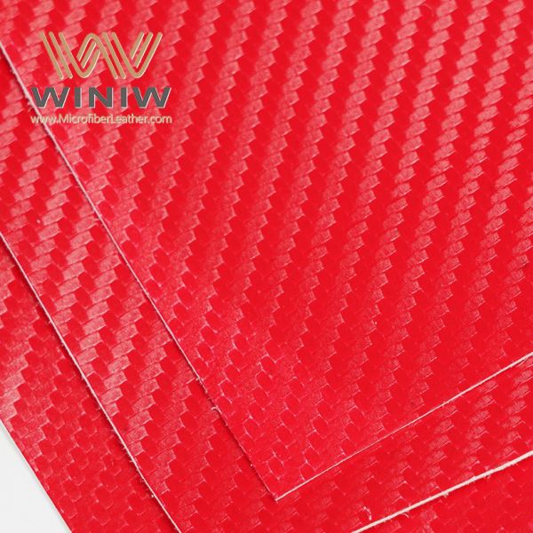 Carbon Fiber PU Leather Fabric Ice Hockey Gloves Material For Women