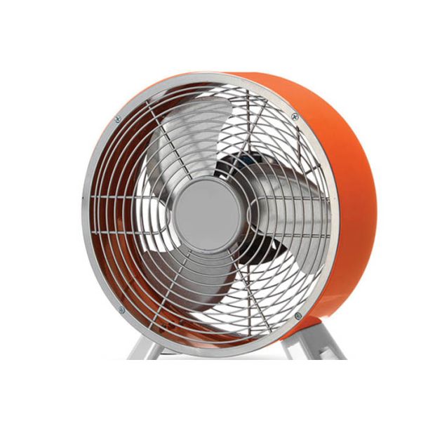 Blue Decorative Retro Portable Fan 4 Pcs Iron Blades 60W 60Hz Full Copper Motor