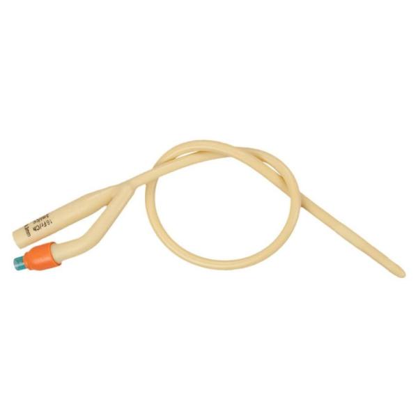 OEM Two Way Nature Latex Foley Catheter FR12 FR14 280mm Length