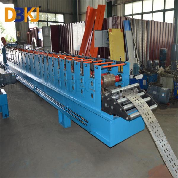 1.5-2mm Thickness Upright Rack Roll Forming Machine 10-15m/Min Hydraulic Cutting