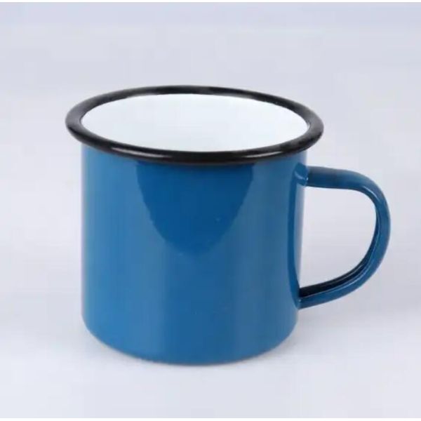 150g Enamel Mug Sublimation 12oz Cups Straight Tumbler Blanks Wine Water Bottle