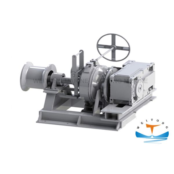 Nice Appearance Marine Anchor Windlass 3-350 Kn Warping Load Manual Clutch
