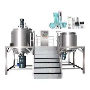 Liquid Lotion Cream Emulsifying Machine Emulsifier Aloe Vera Gel Mixer Vacuum Mixing Mixer Homogenizer High Shear