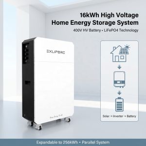 High Voltage 400V Solar Battery System 16kWh to 256kWh Large Capacity Energy