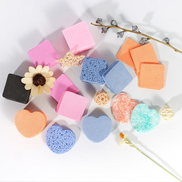 Couches de coton bleu orange enlevé de vernis à ongles 200pcs couches de coton pour ongles