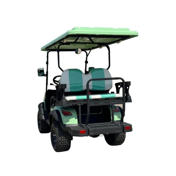 Buggy hors route 4 roues chariot de golf électrique 2 + 2 places voiture 4 passagers batterie Cusp