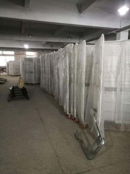Easy Installation Roller Cage Trolley , Cage Trolley With Shelves Moisture Resistance