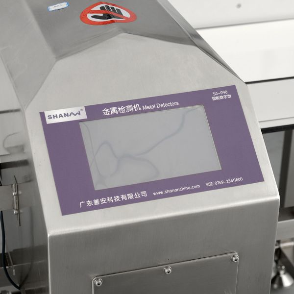 Food Grade Conveyor Belt automatic rejection Metal Detector machine with CE