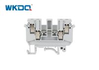 JUDK 4 Screw Terminal Block High Inflammability Class , Fused Terminal Block Common Packing