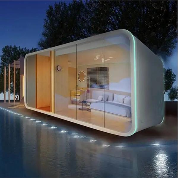 Wooden Apple Cabin 5800 X 2150 X 2500mm Aluminum Alloy 4 People